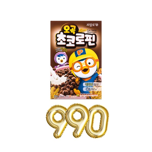 [첫구매] 990원 뽀로로 오곡초코로핀 220g